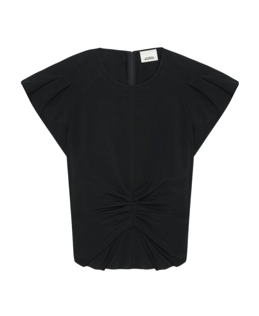 Isabel Marant Short Sleeved Shirt In Black