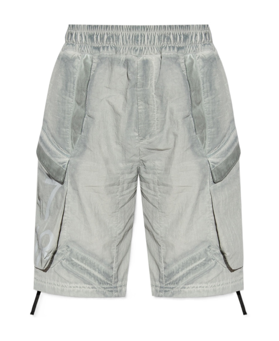 A-cold-wall* Faded-effect Cargo Shorts In Gray