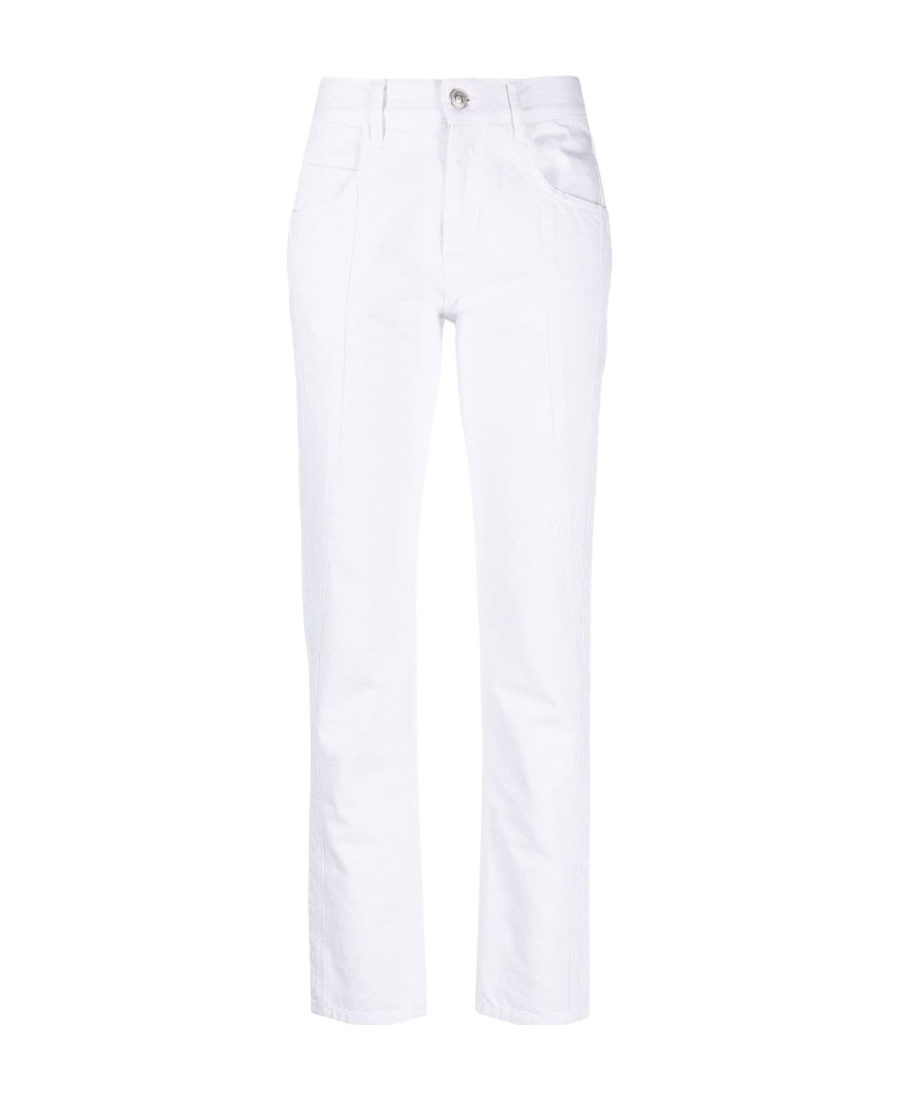 Isabel Marant Mid-rise Straight-leg Jeans In Gray