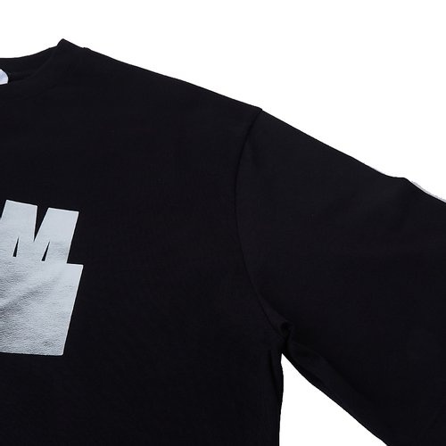 Msgm Logo Details T-shirt In Black