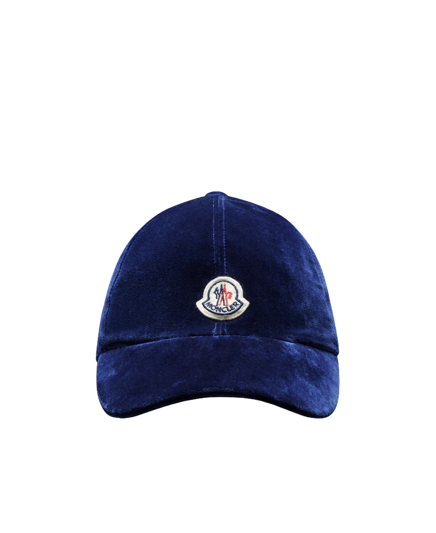 MONCLER VELVET BASEBALL CAP