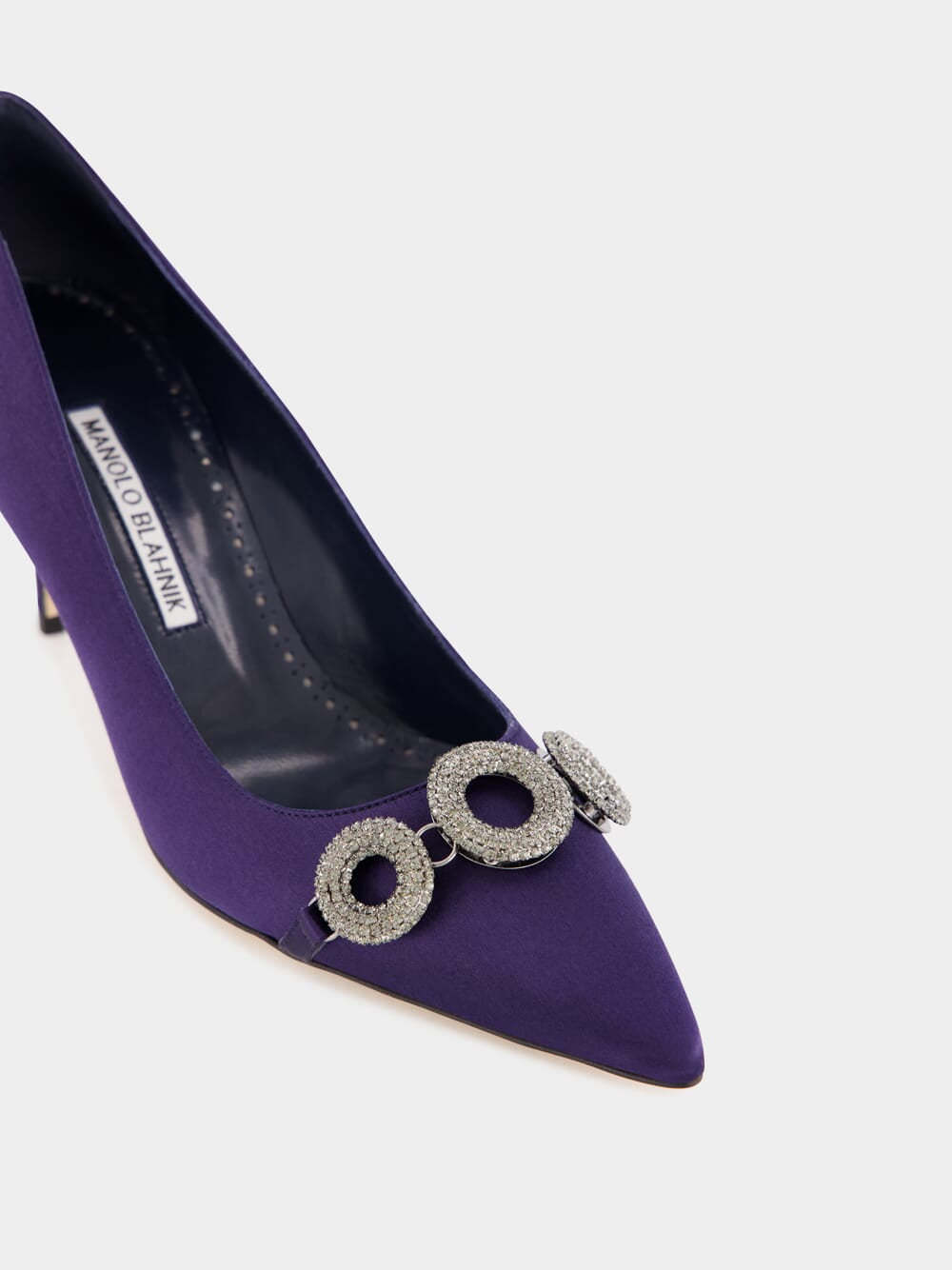 Manolo Blahnik Pointed Toe High Heels In Blue