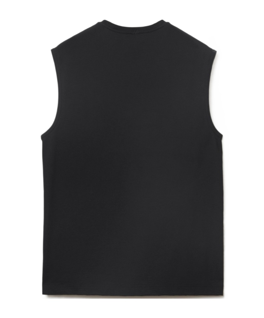 Burberry Pear-print Cotton Tank Top In Black