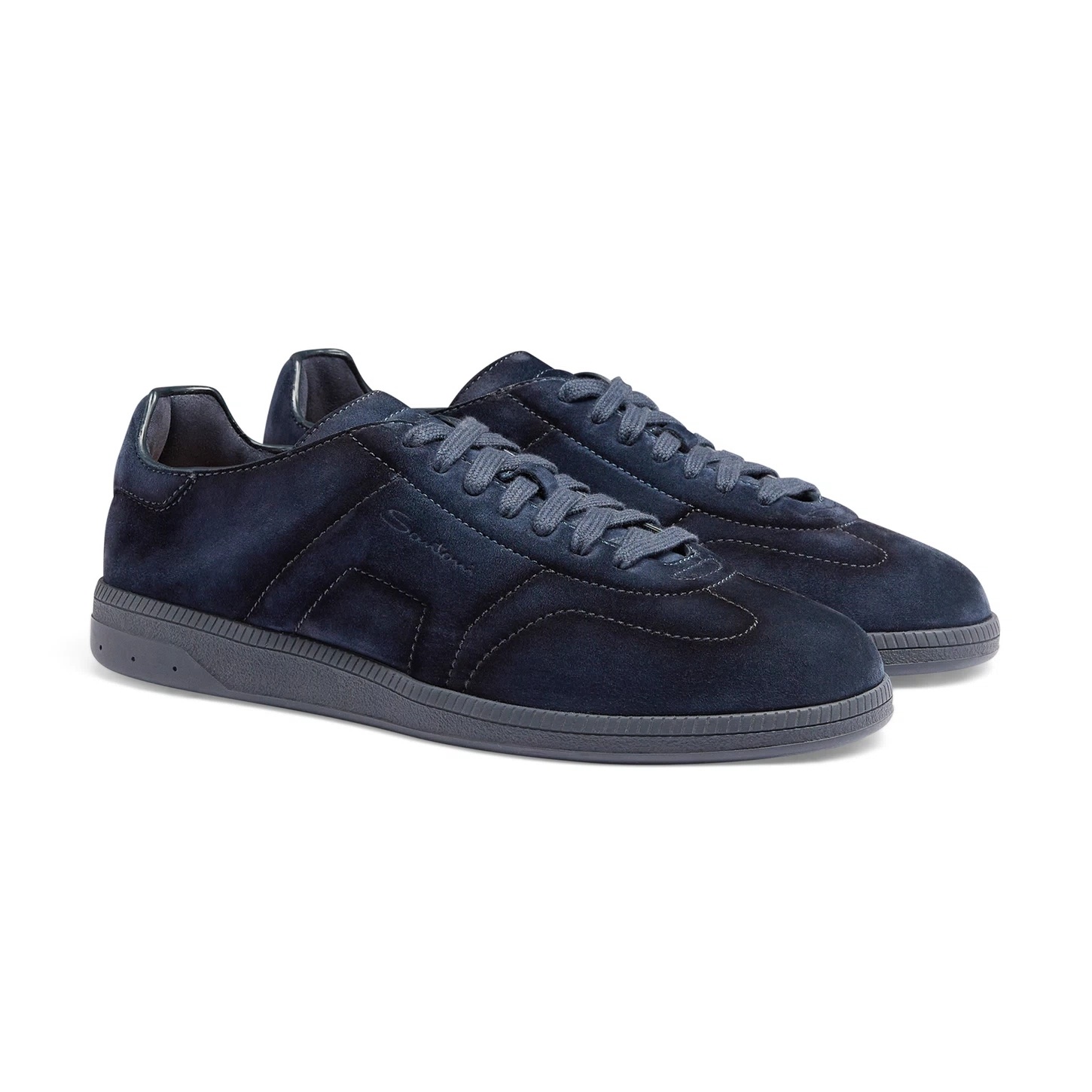 Santoni Dbs Oly Low-top Sneakers In Blue
