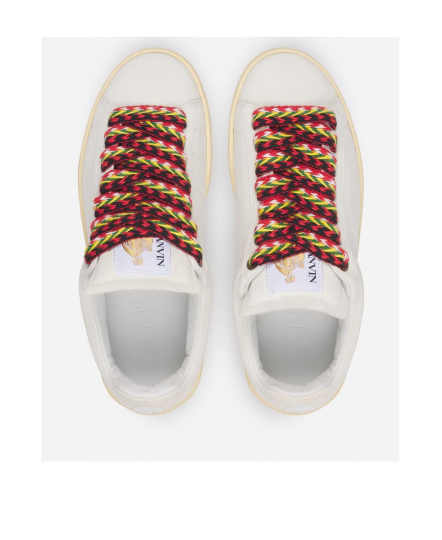 Lanvin Lite Curb Low-top Sneakers In White