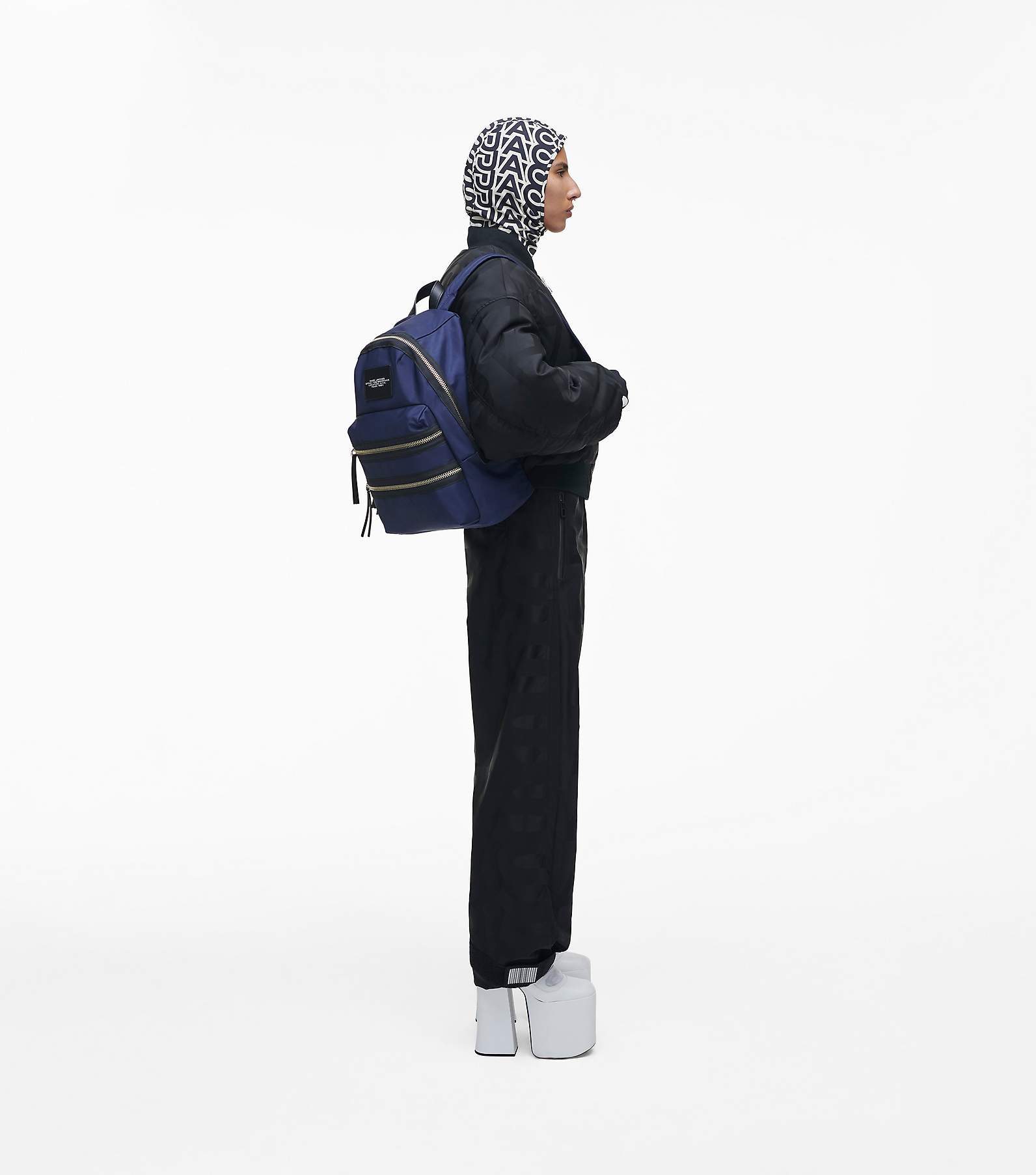 Marc Jacobs The Large Biker Backpack In Blue