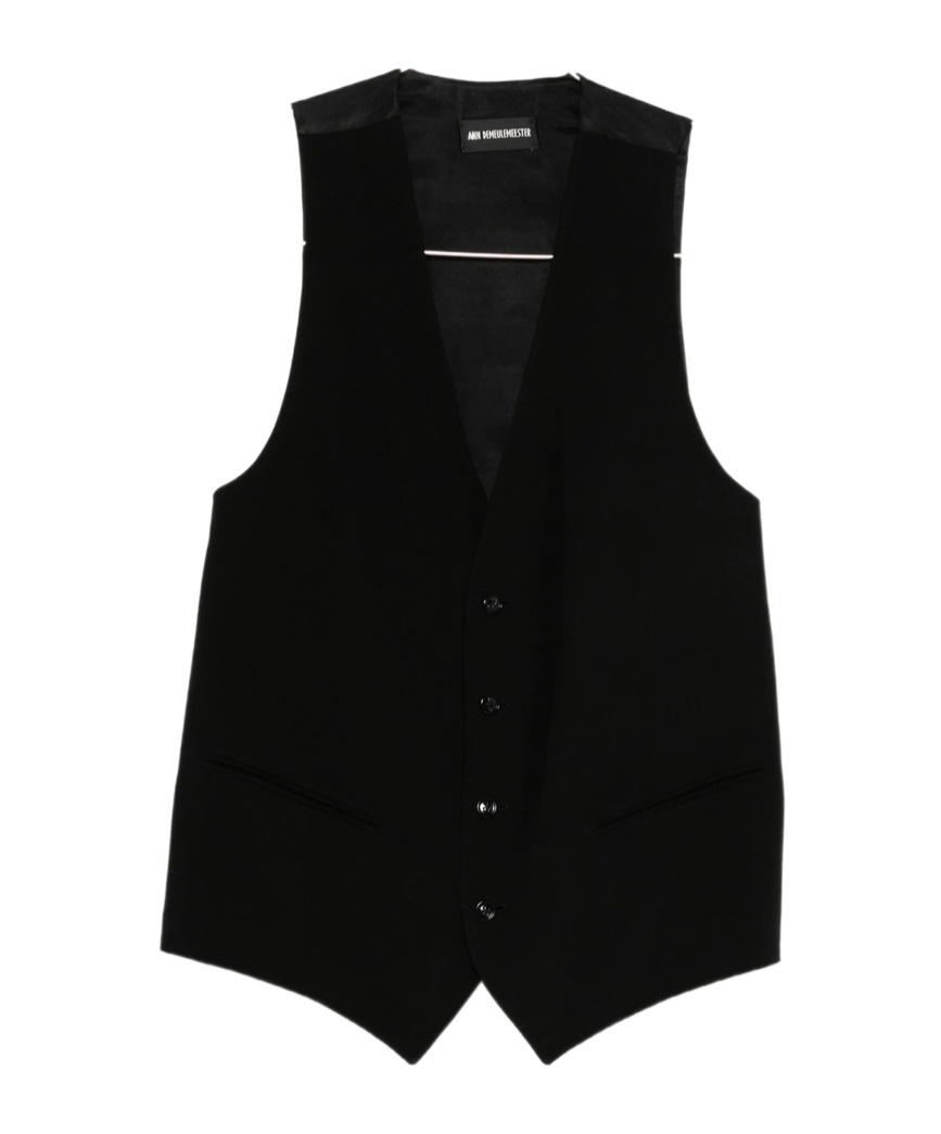 Ann Demeulemeester Martingale Weste In Black