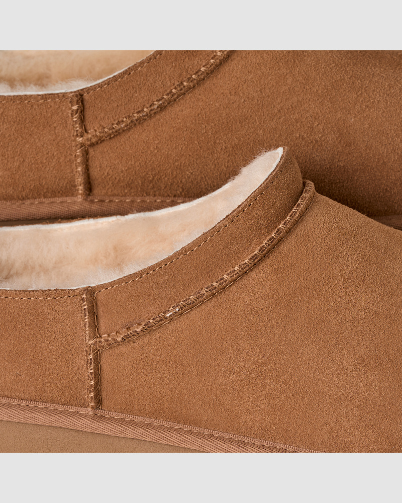 Ugg M Classic Micro Chestnut Sabot In Brown