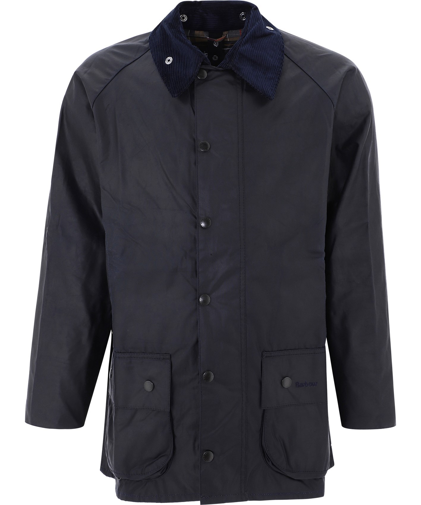 Barbour Beaufort Snap-fastening Jacket In Black