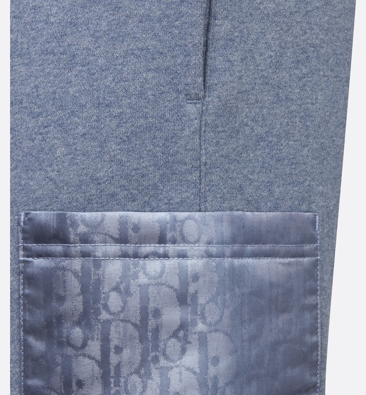 Dior Elastic Waist Sweatpants In Gray