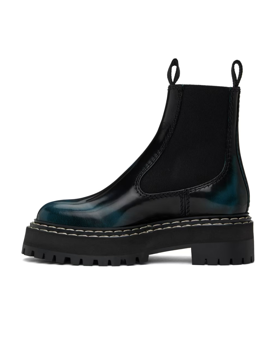 PROENZA SCHOULER LUG SOLE PLATFORM ANKLE SHORT BOOTS