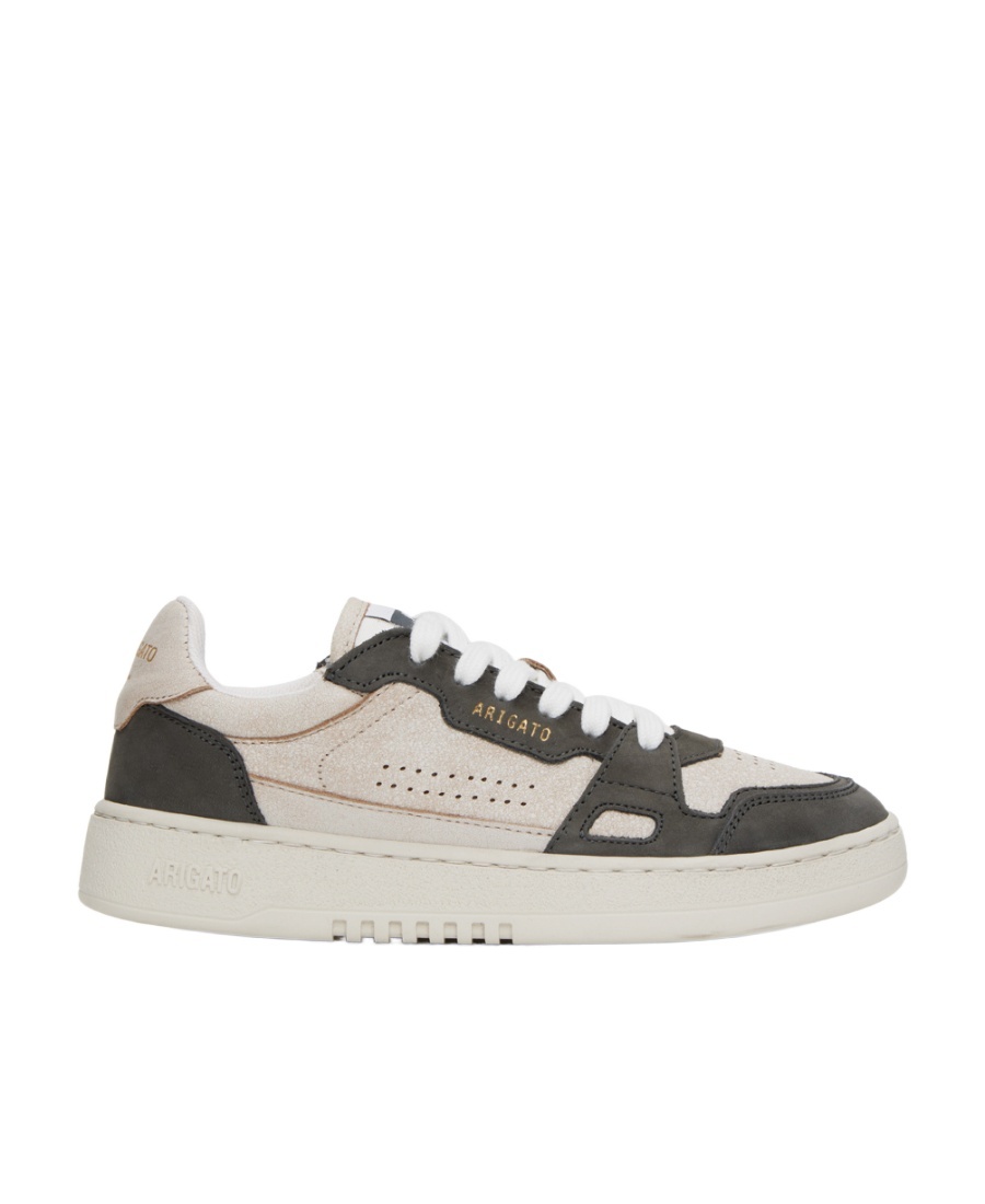 Axel Arigato White Black Round Toe Sneakers In Nude