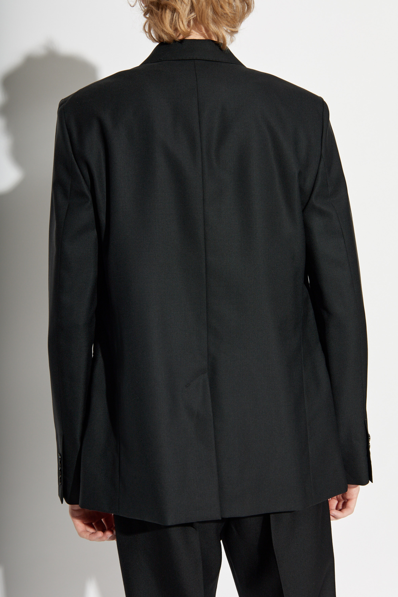 Ami Alexandre Mattiussi Wool Single-breasted Blazer In Black