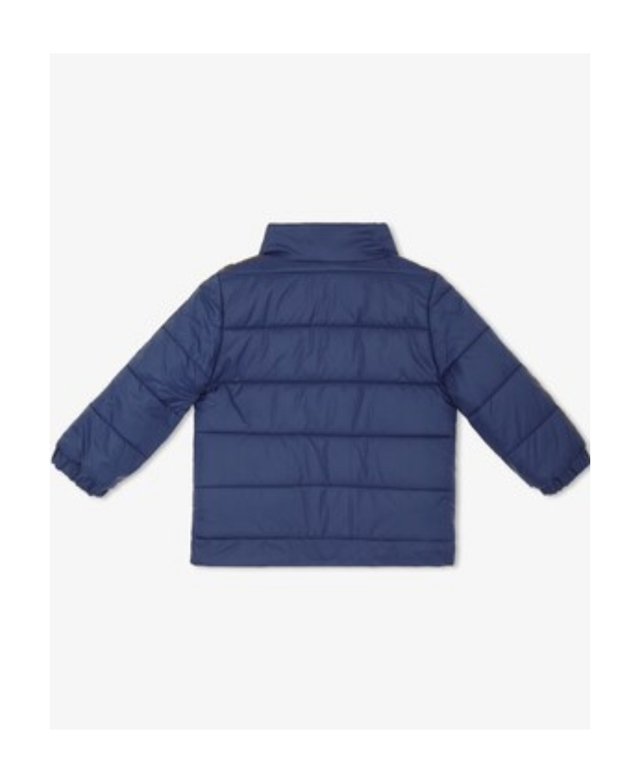 Fendi Ff-pattern Reversible Padded Jacket In Blue