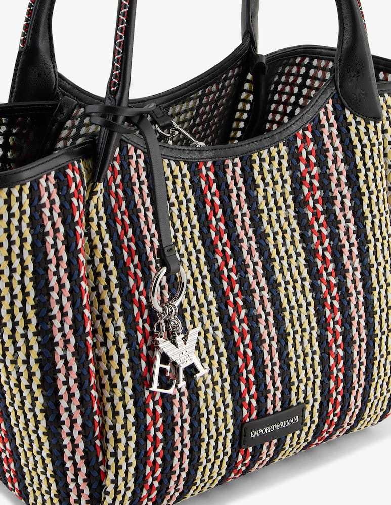 Emporio Armani Gewebte Tote Bag