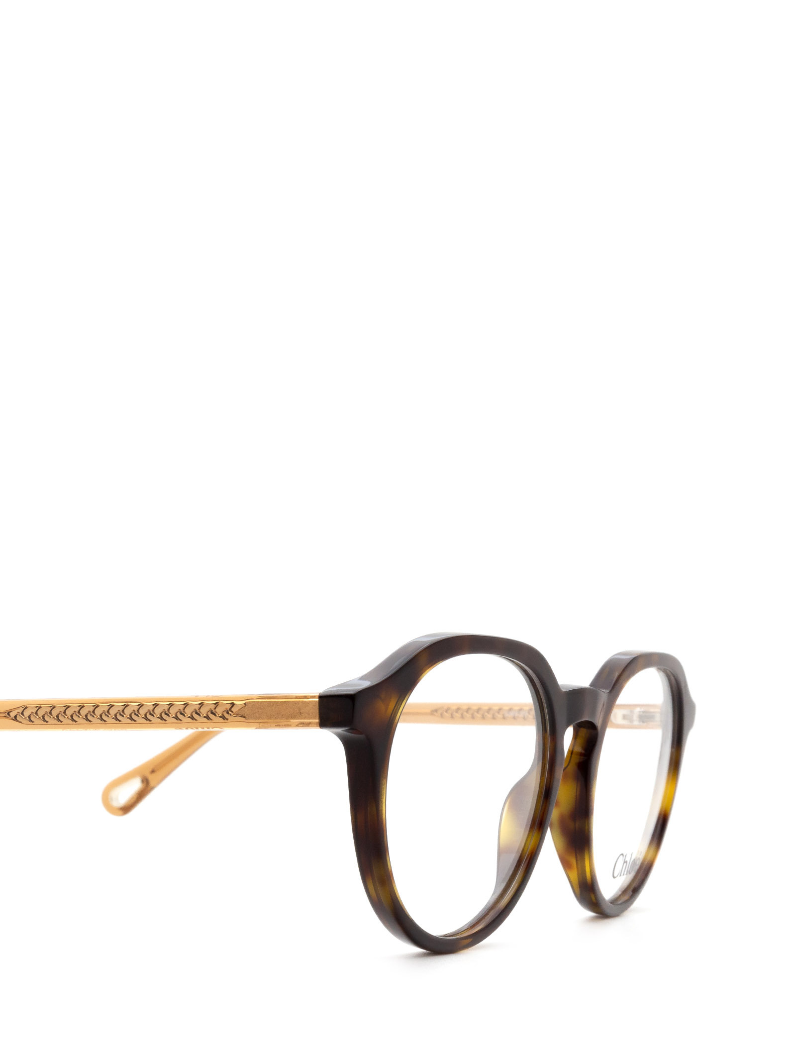 Chloé Round-frame Bio Acetate Optical Frames In Black