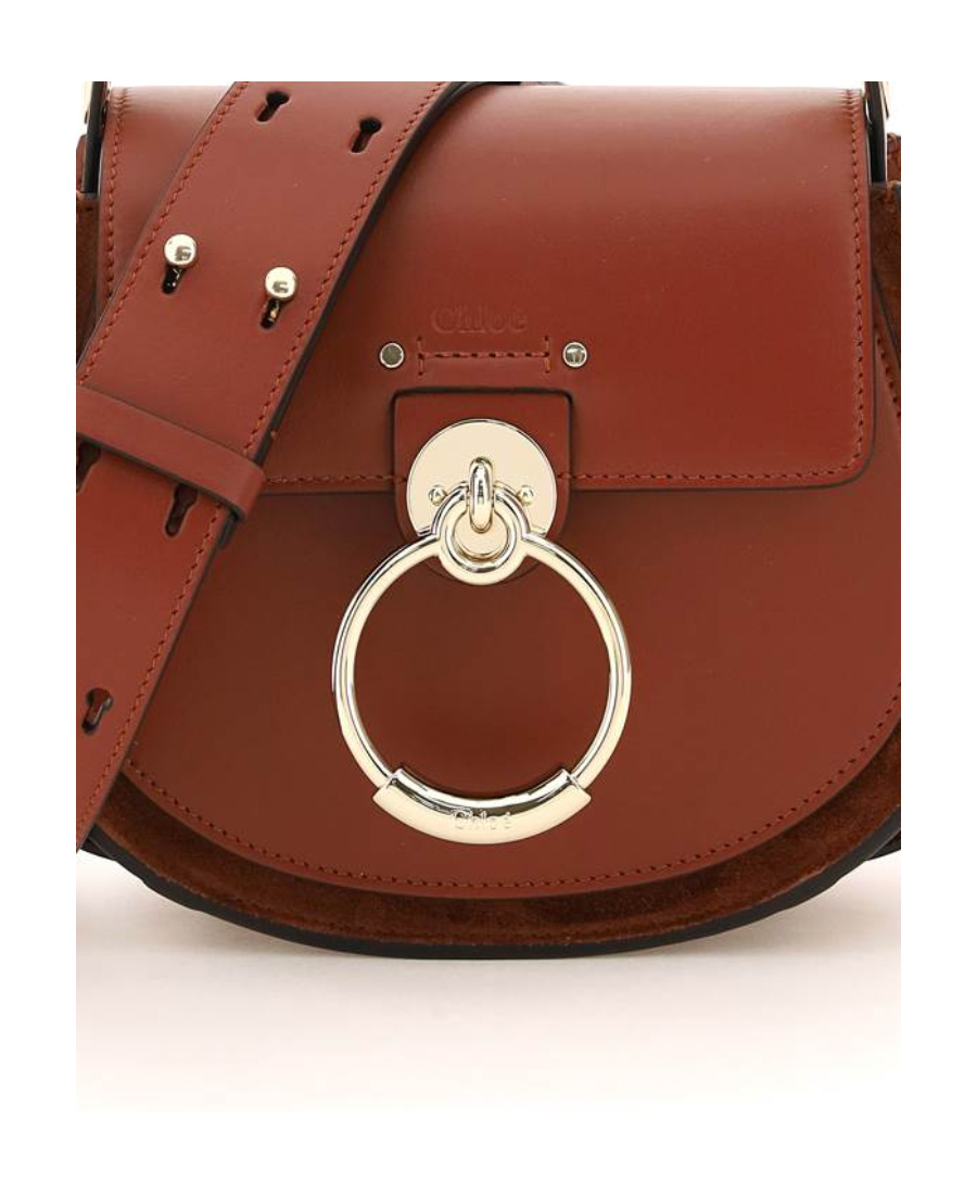 Chloé Tess Shoulder Bag In Brown