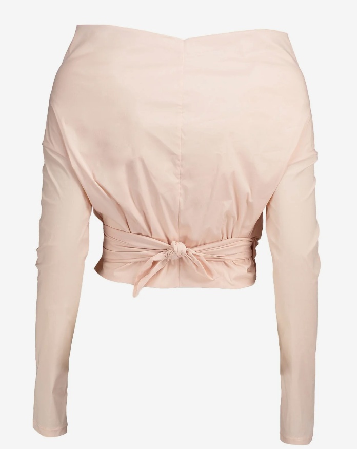 Philosophy Di Lorenzo Serafini Wraparound V-neck Top In Neutral