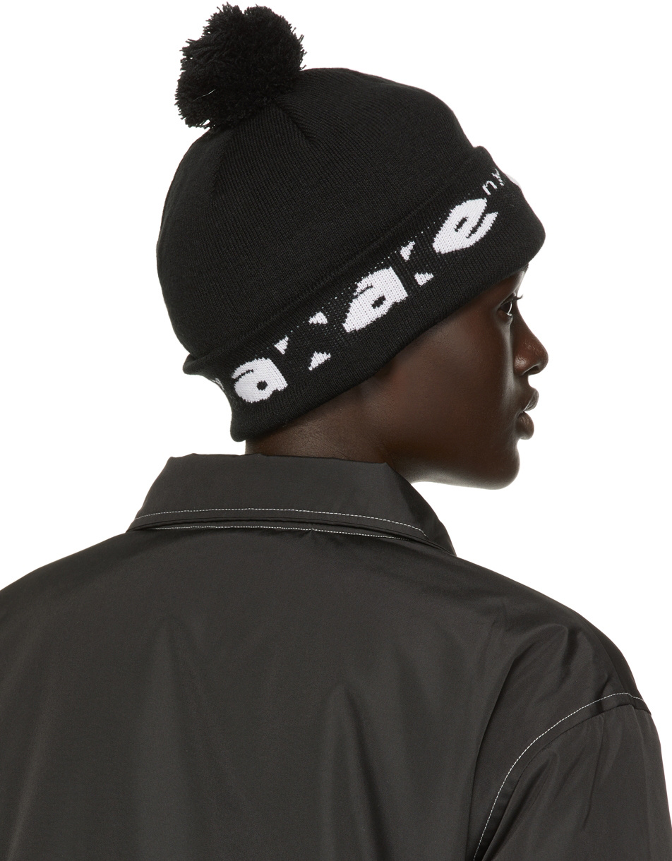 Awake Logo Wool Hat In Black