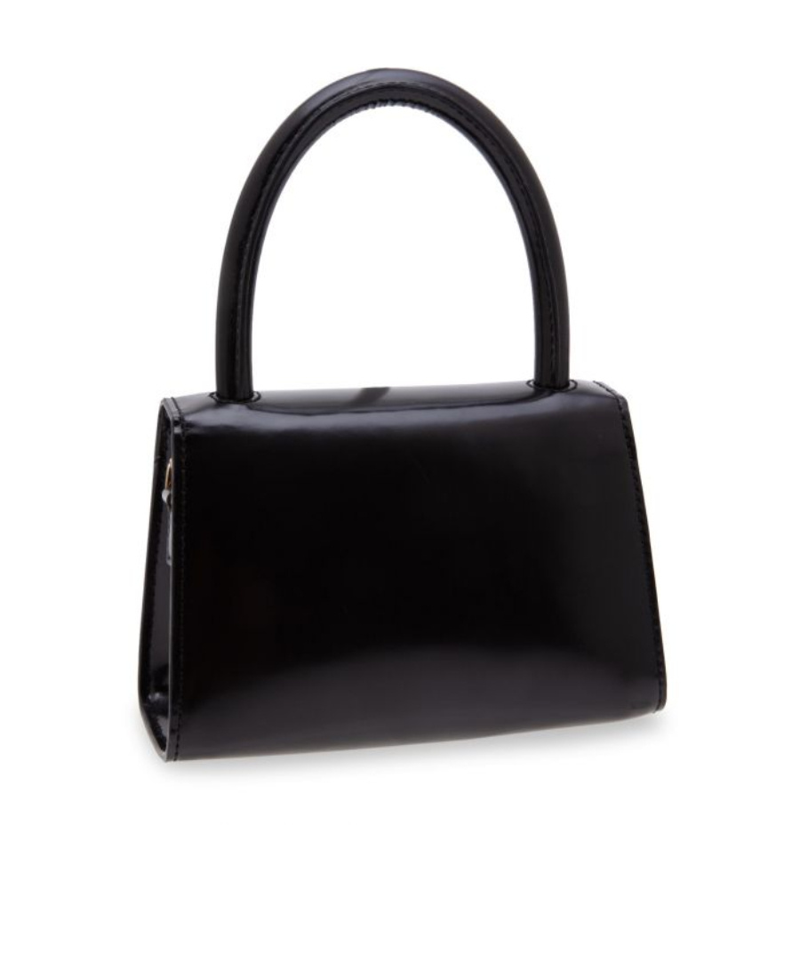 By Far Mini Tote Bag In Black