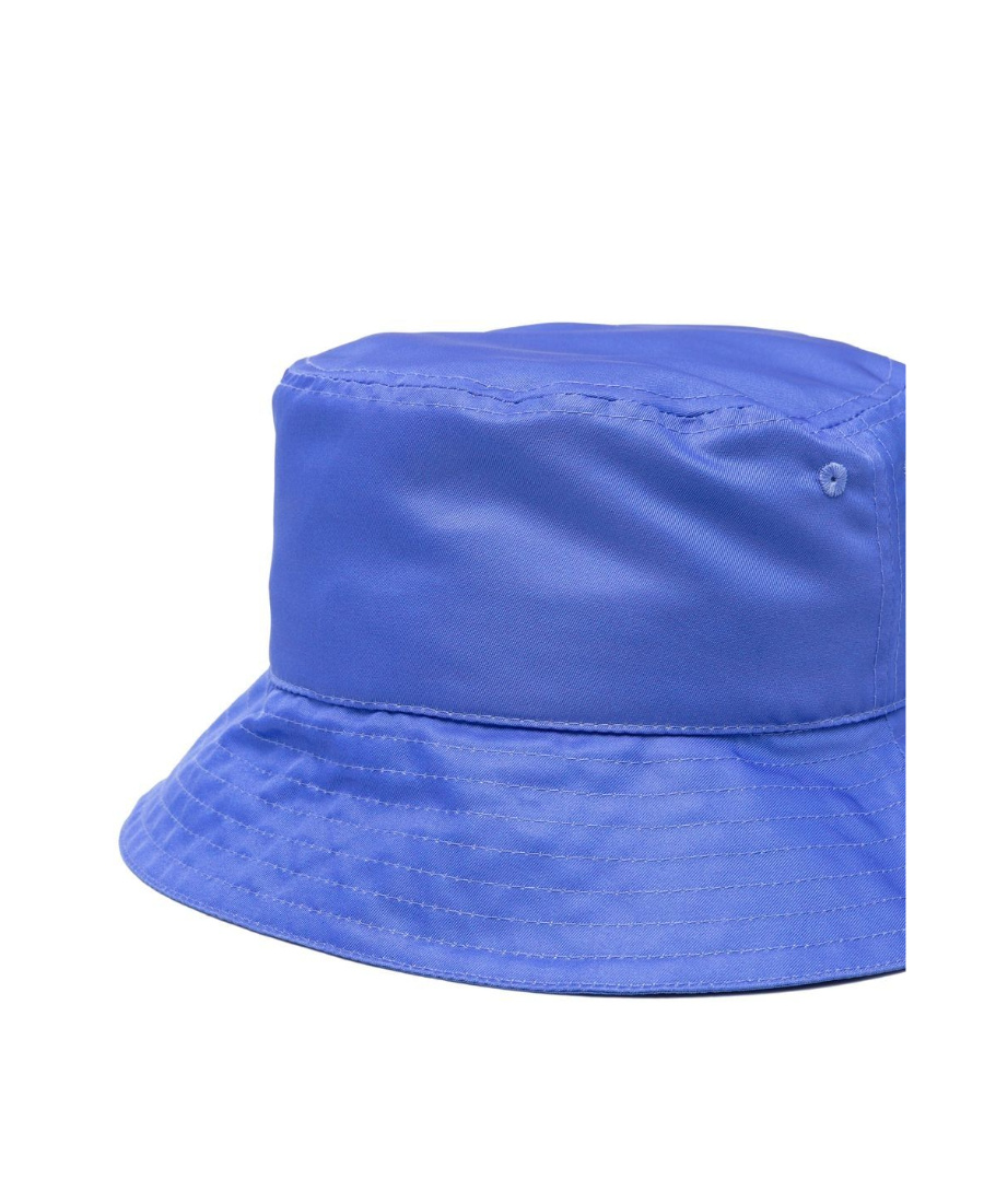 Moschino Logo-print Bucket Hat In Blue