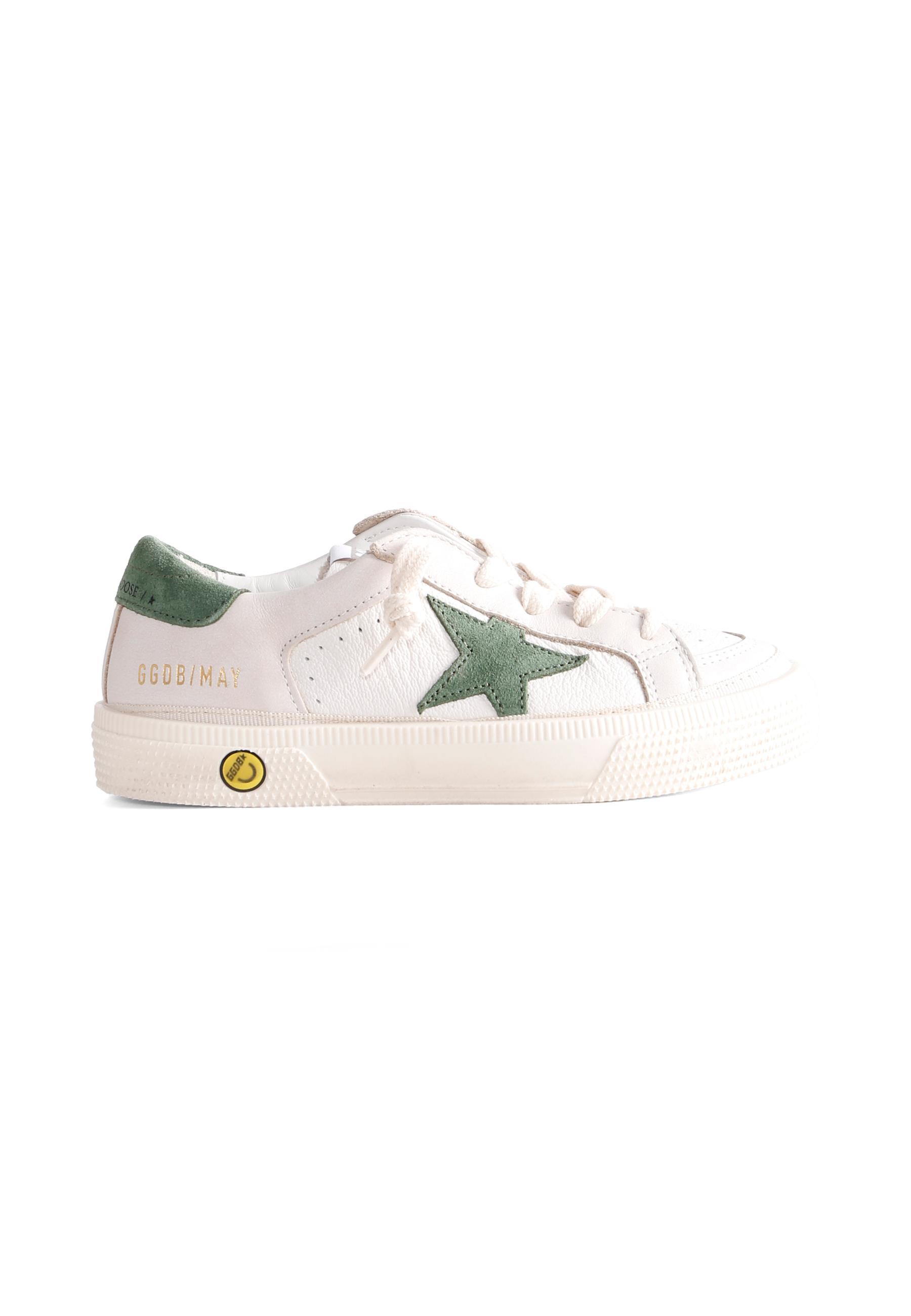Golden Goose Lace-up Low-top Sneakers In White