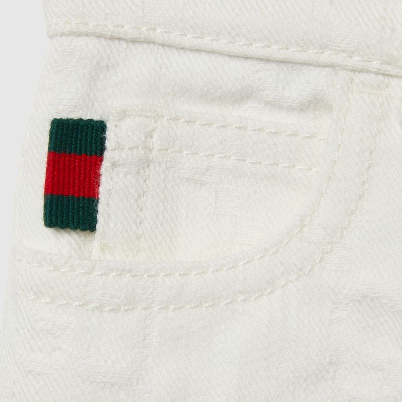 Gucci Belt-loop Shorts In White
