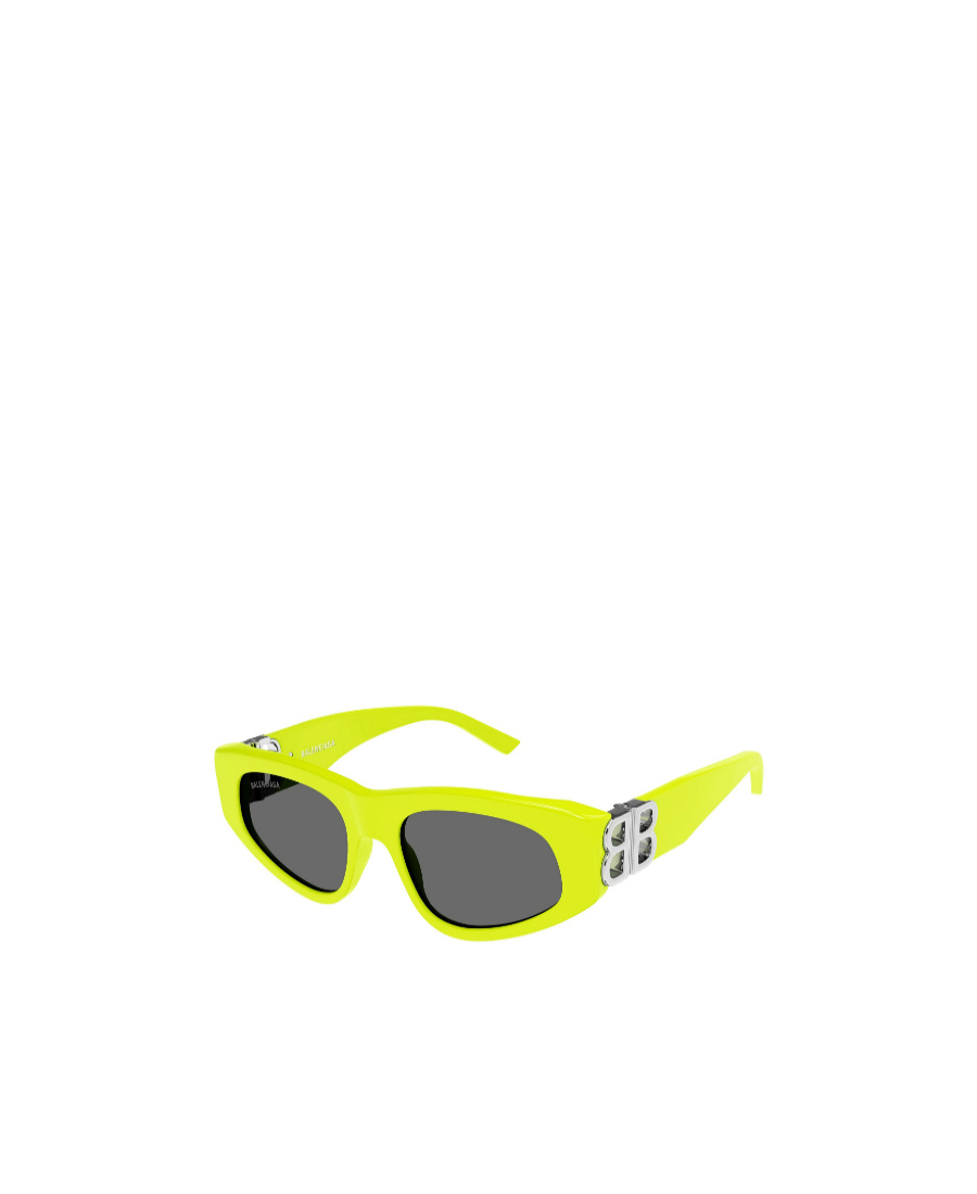 Balenciaga 0095s Dynasty D-frame Acetate Sunglasses In Yellow