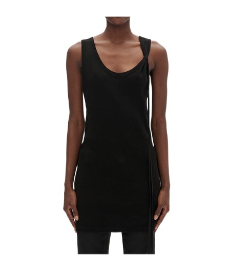 Ann Demeulemeester Seva Tank Top In Black