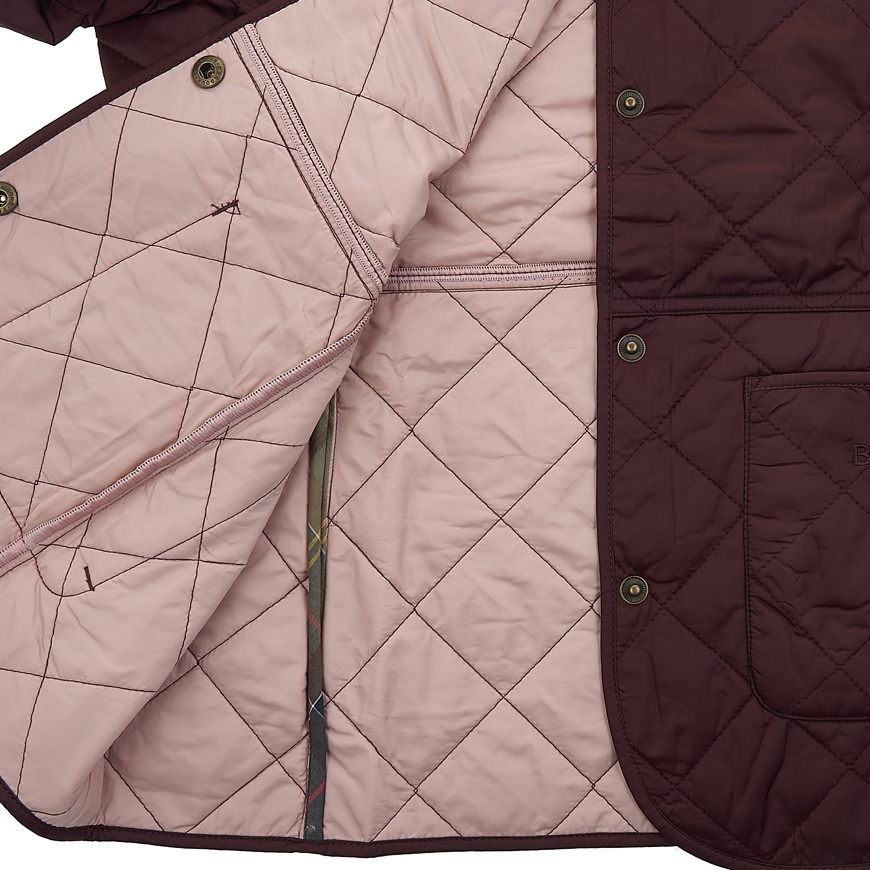 Barbour Long Sleeve Casual Jacket In Red