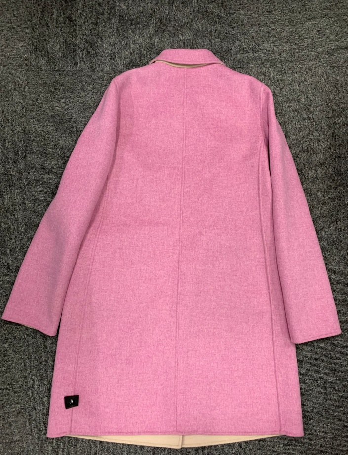 Weekend Max Mara Logo Coat In Pink
