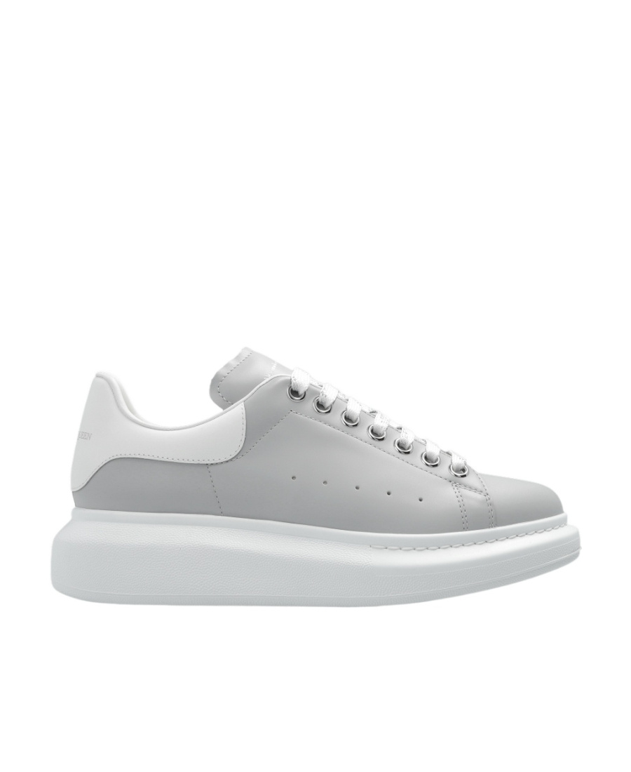 Alexander Mcqueen Oversized Lace-up Sneakers In Gray