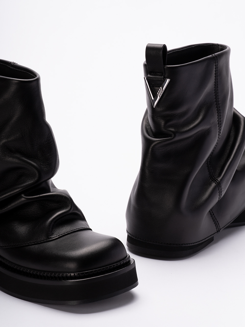 Shop Attico The Mini Robin Ankle Boots In Black