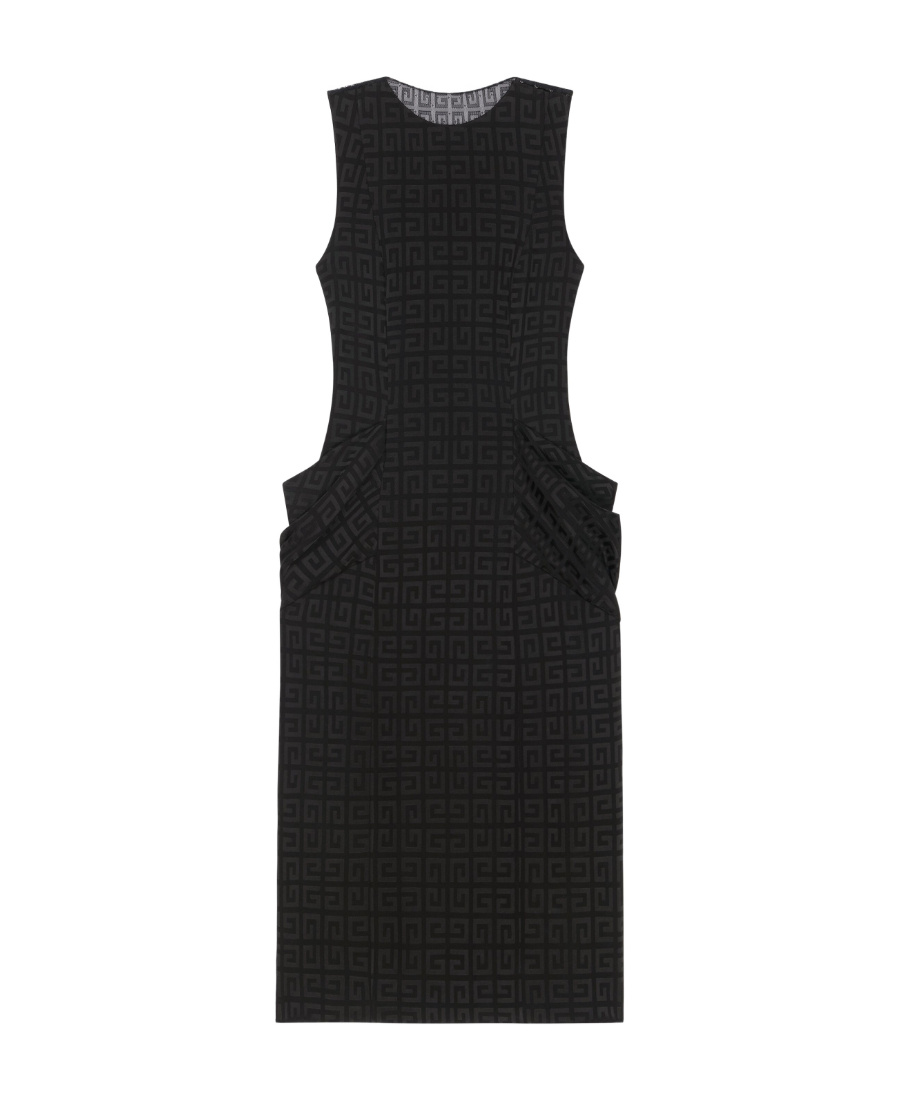 Givenchy Dress In 4g Jacquard In Black