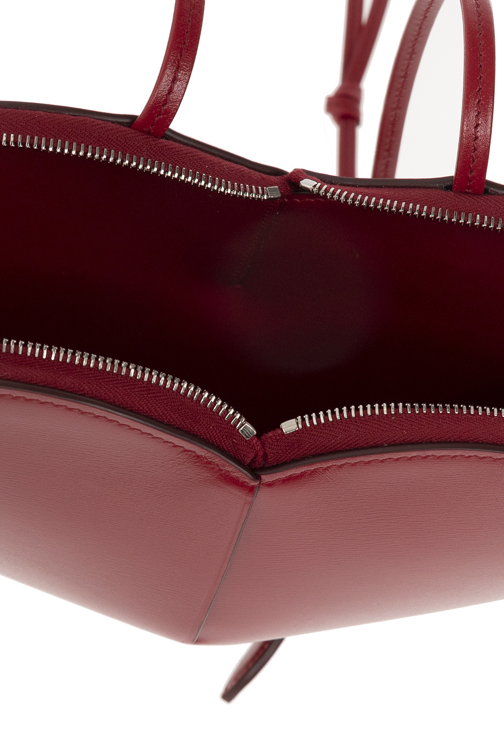 Alaïa Heart-shaped Satchel Bag In Red