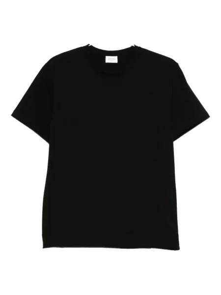 Saint Laurent Regular Fit Crew Neck Short Sleeve T-shirt In Black