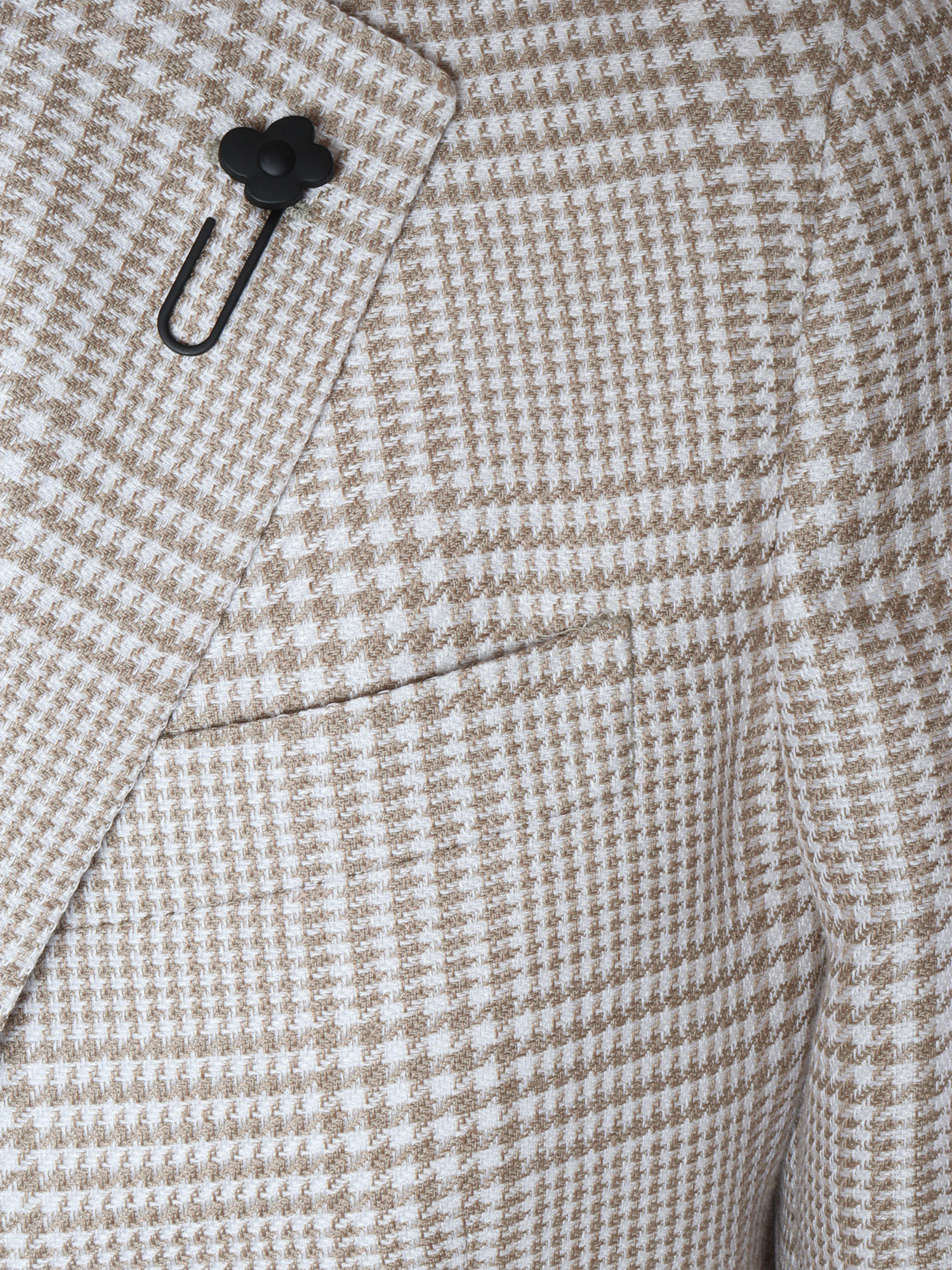 Lardini Tartan Single-breasted Blazer In Gray
