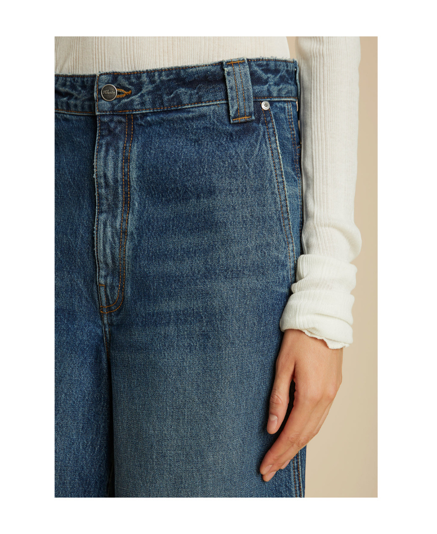 KHAITE THE BACALL LOW-RISE JEANS