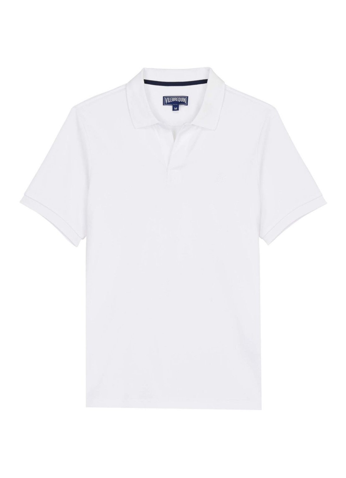 Vilebrequin Terry Cotton Pacific Polo Shirt In White