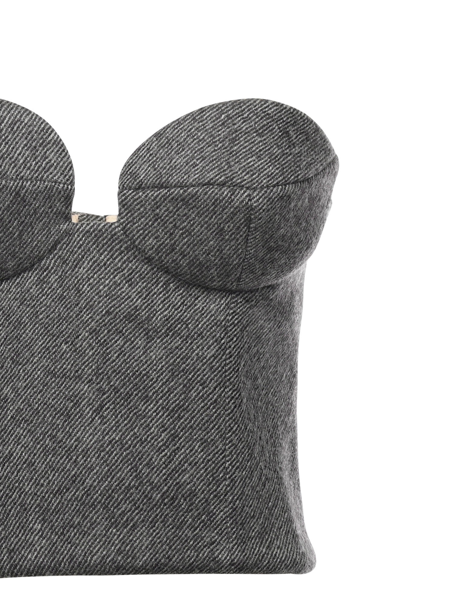 Magda Butrym Zipper Vest In Gray