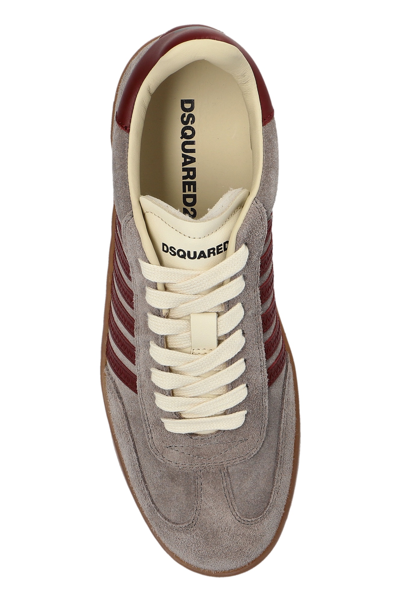 Dsquared2 Boxer Suede Sneakers In Gray