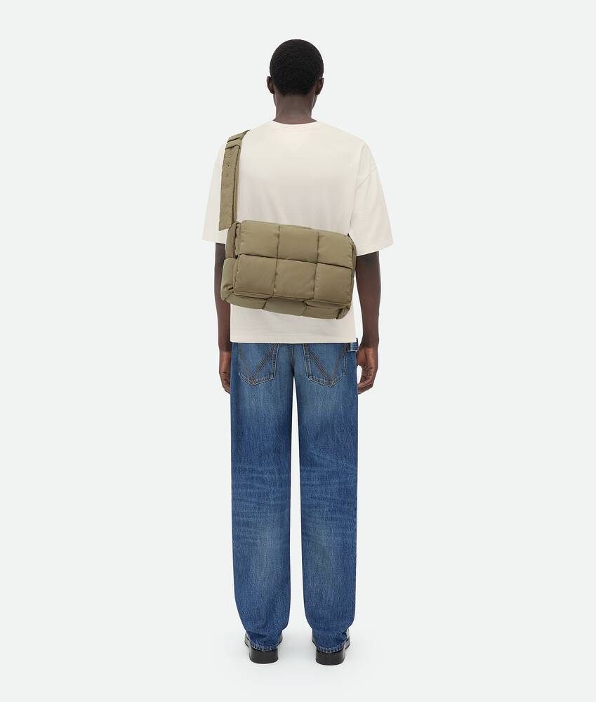 Bottega Veneta Pillow Cassette Messenger Bag In Brown