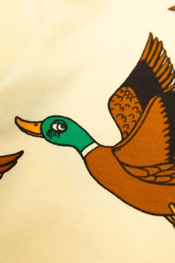 MINI RODINI ALL-OVER DUCK-PRINT LEGGINGS