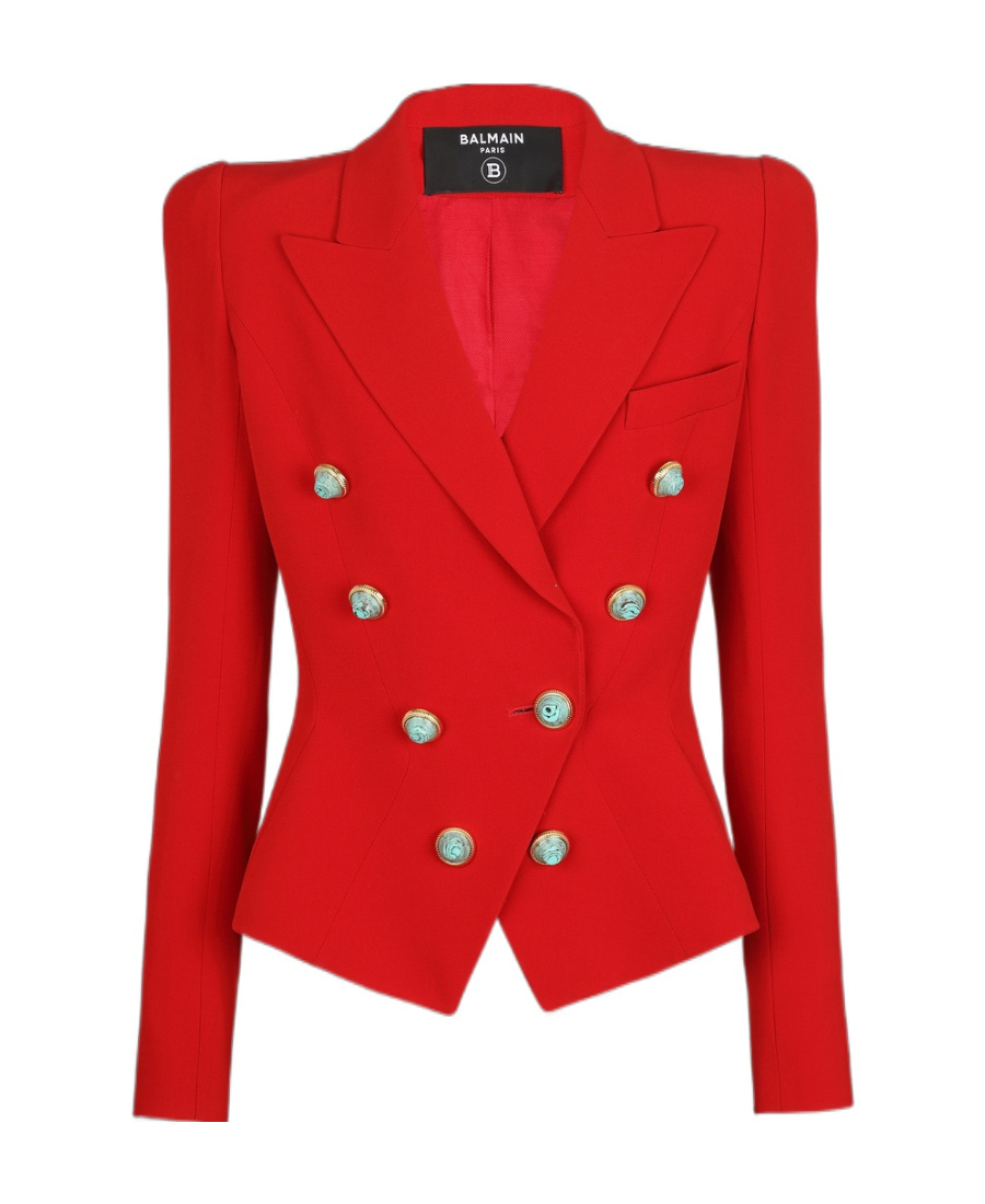 BALMAIN SLIM-FIT CREPE JACKET