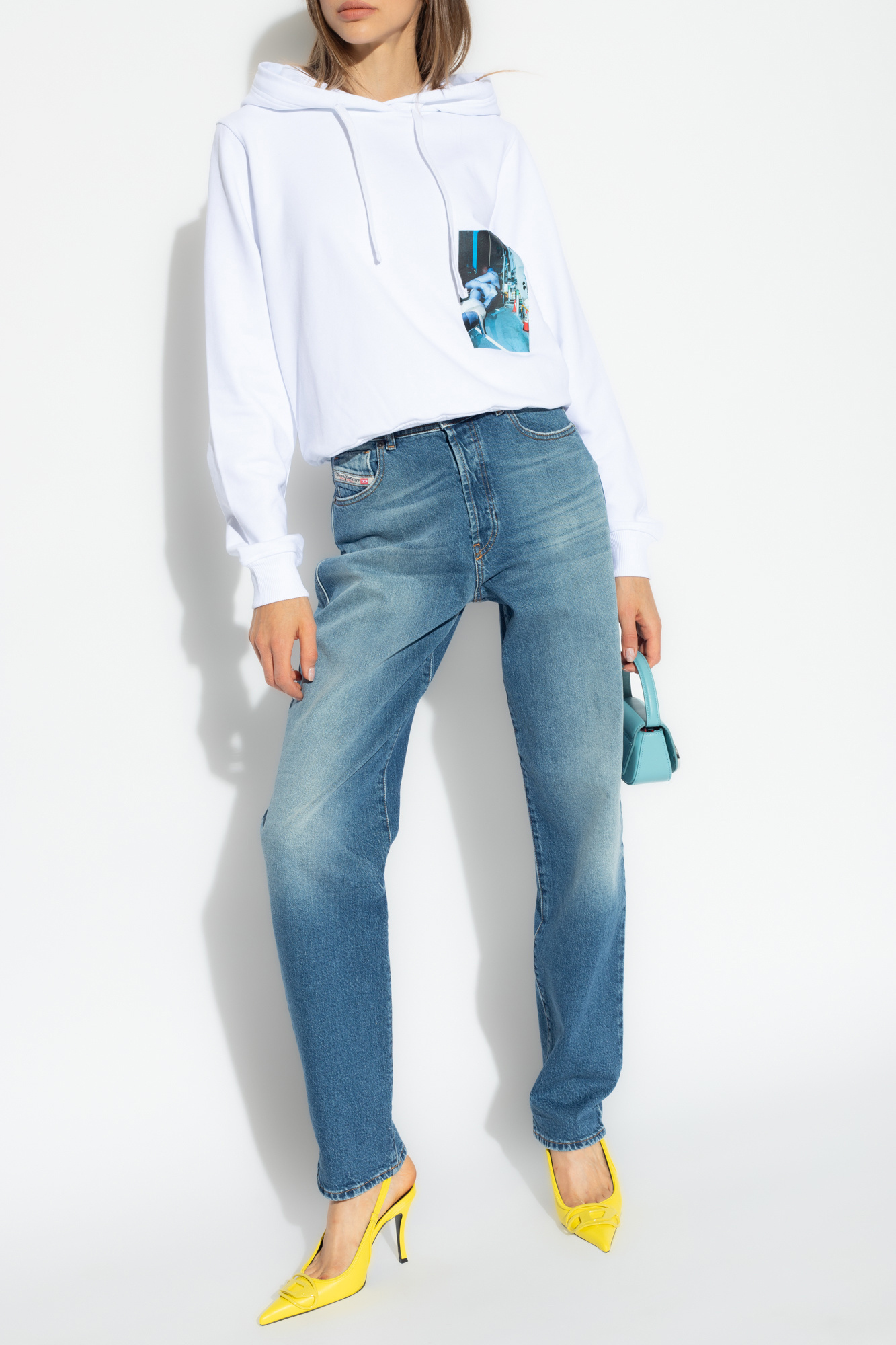 DIESEL STRAIGHT DENIM TROUSERS
