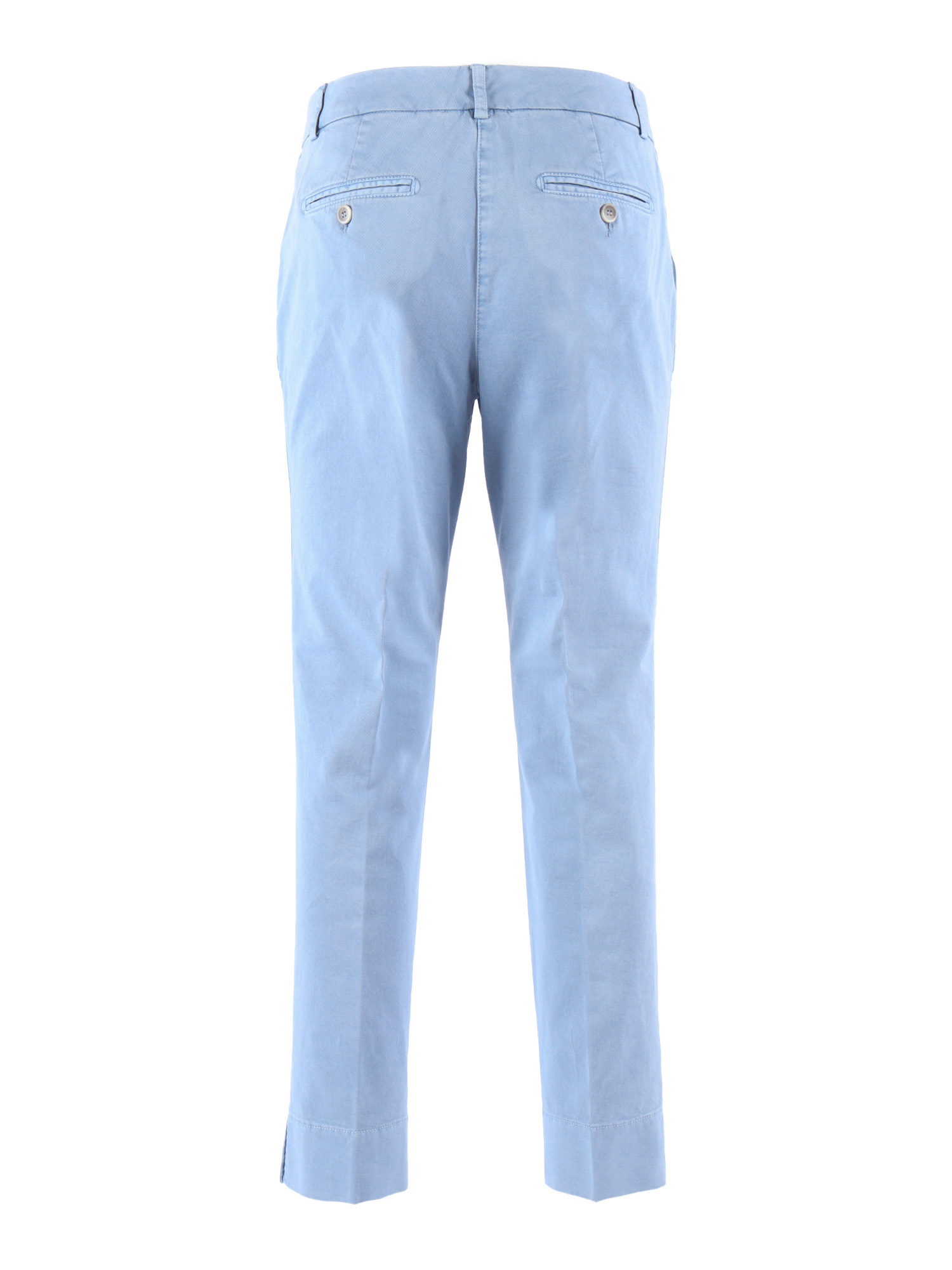 Peserico Straight Leg Trousers With Tailored Fit In Blue