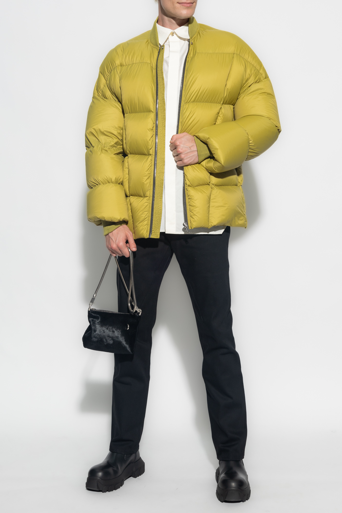 Rick Owens Drkshdw Mid-rise Tapered-leg Jeans In Black