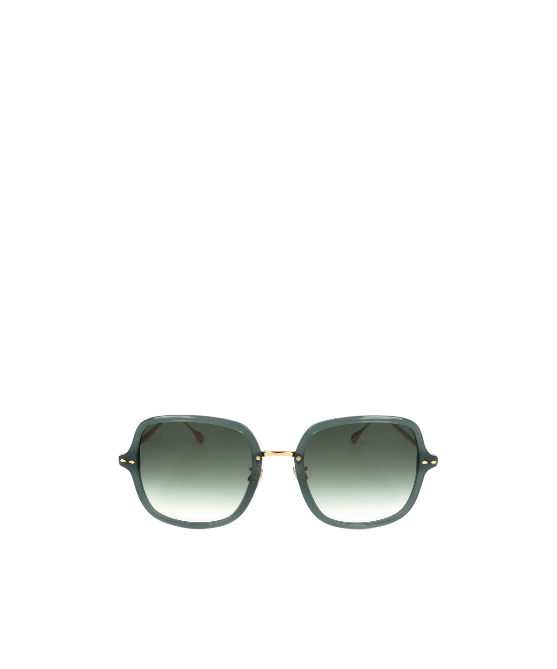 Isabel Marant Geometric Sunglasses In Green
