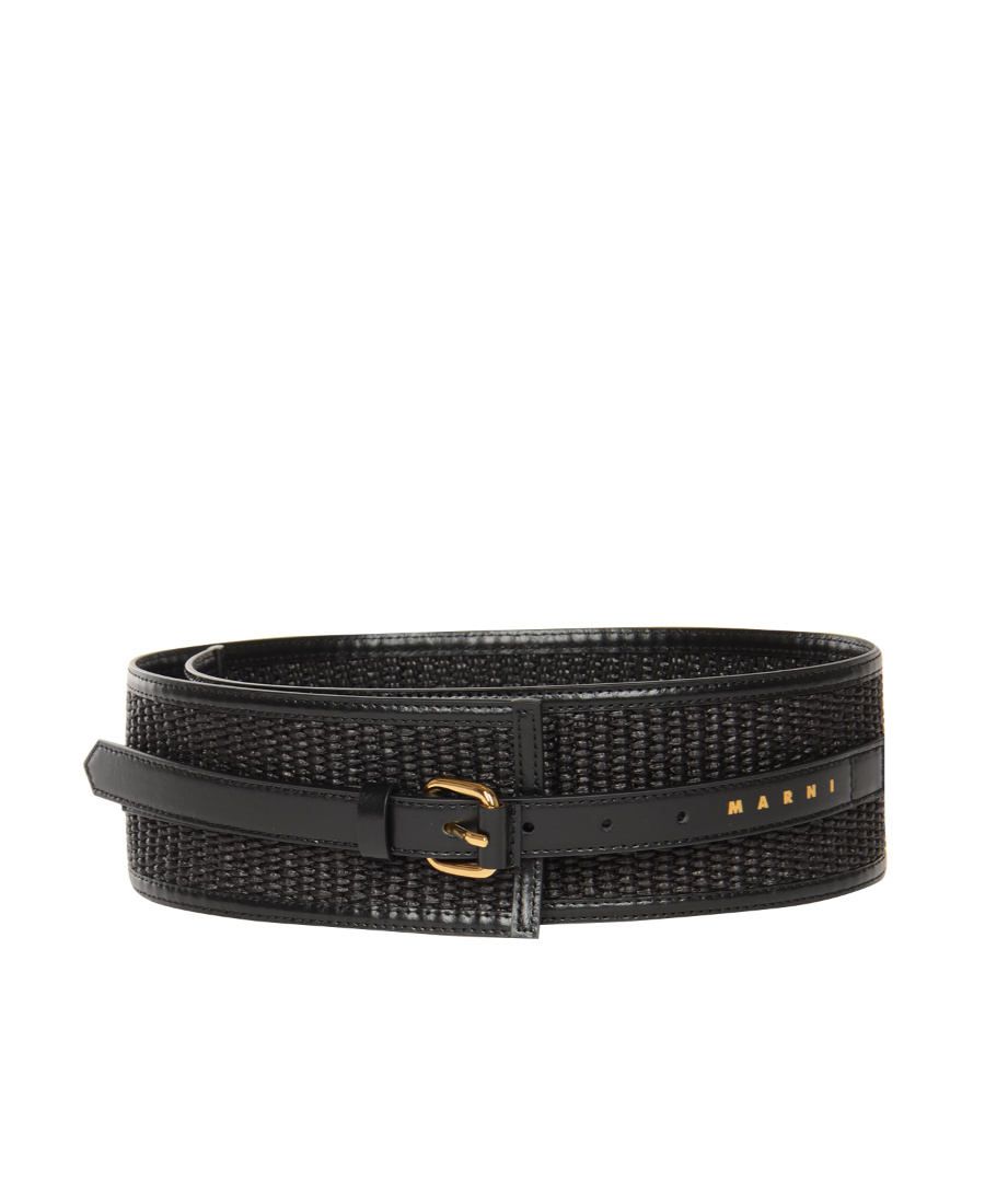 Marni Tropicalia Raffia Belt