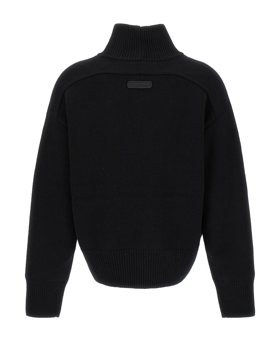 Canada Goose Baysville Turtleneck Wool Jumper In Black